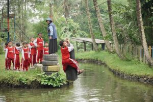 Permainan Air Outbound Kelas2
