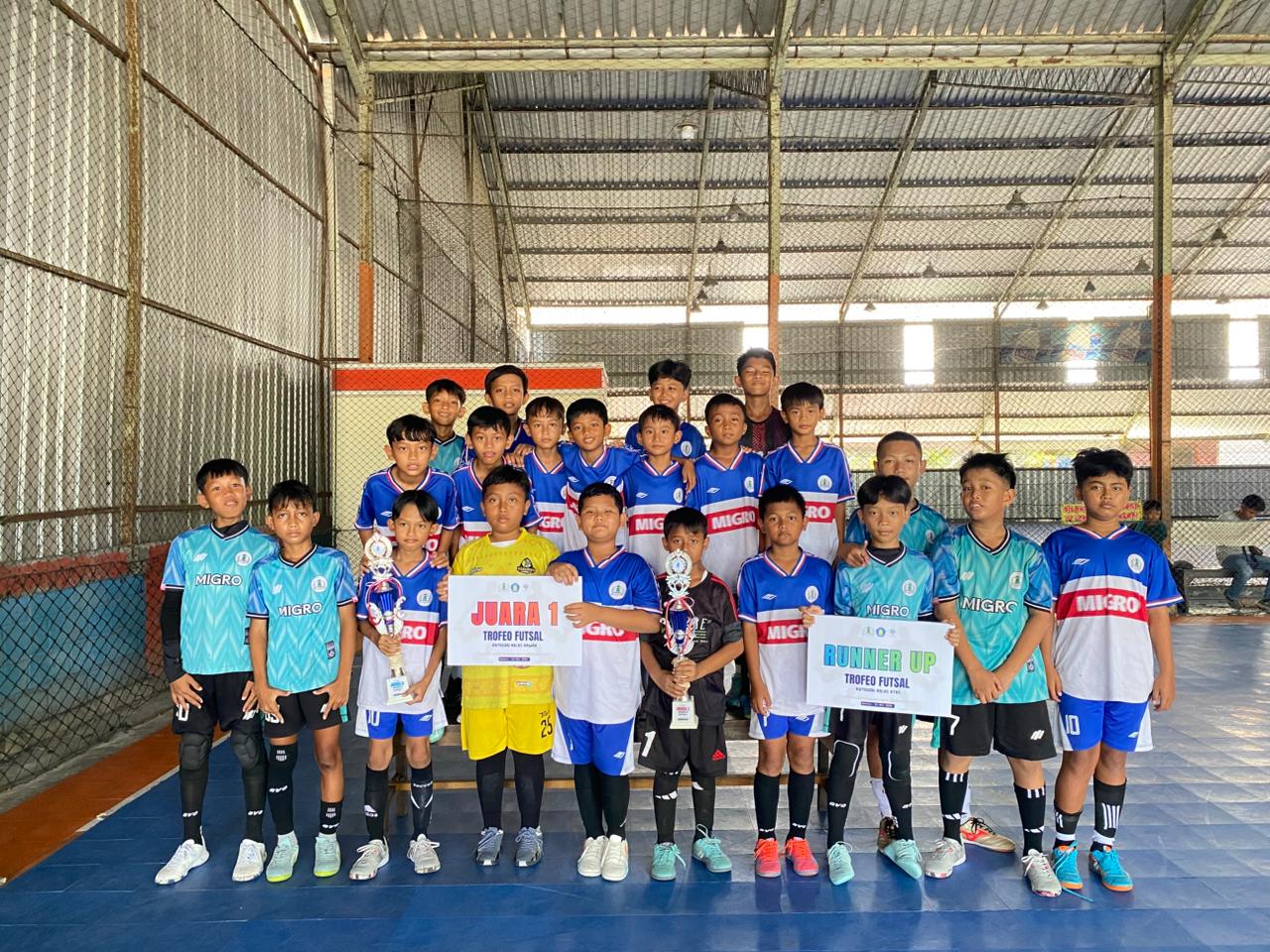 MIGRO Futsal Juara 1 dan 2